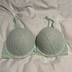Victoria's Secret Mint Lace Bra